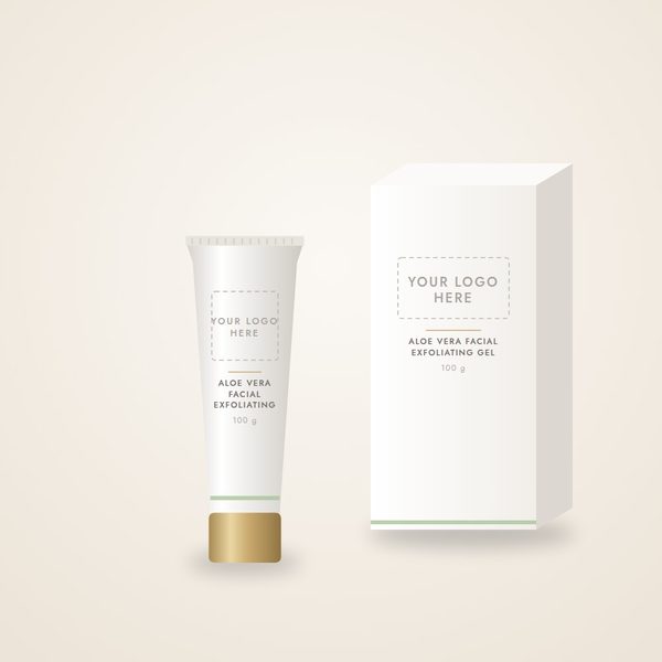 Aloe Vera Facial Exfoliating Gel – private label