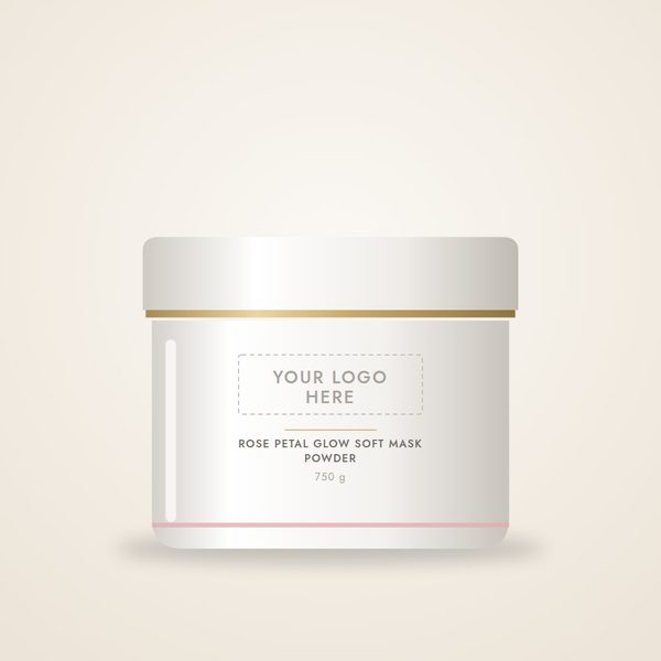 Rose Petal Glow Soft Mask Powder – private label