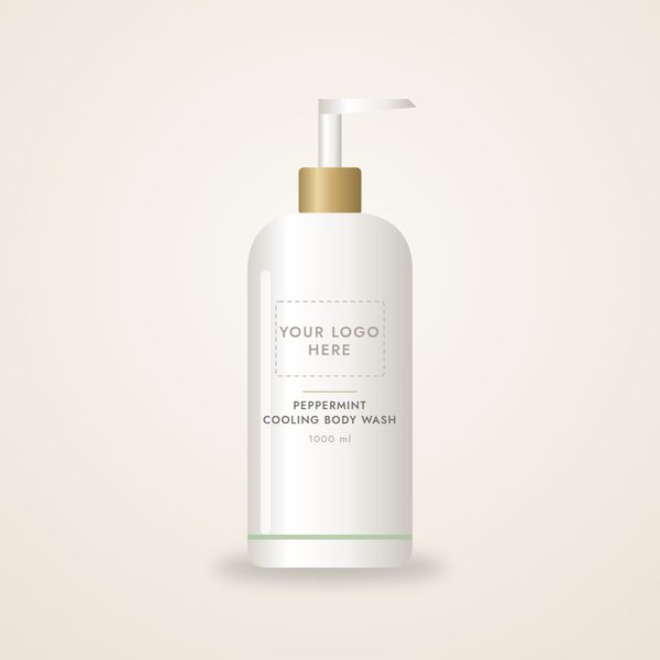 Peppermint Cooling Body Wash – private label
