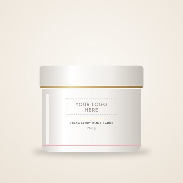 Strawberry Body Scrub – private label