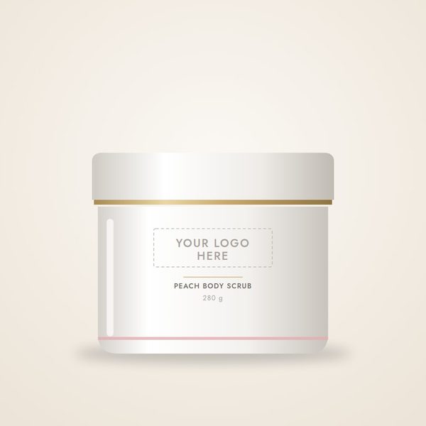 Peach Body Scrub – private label