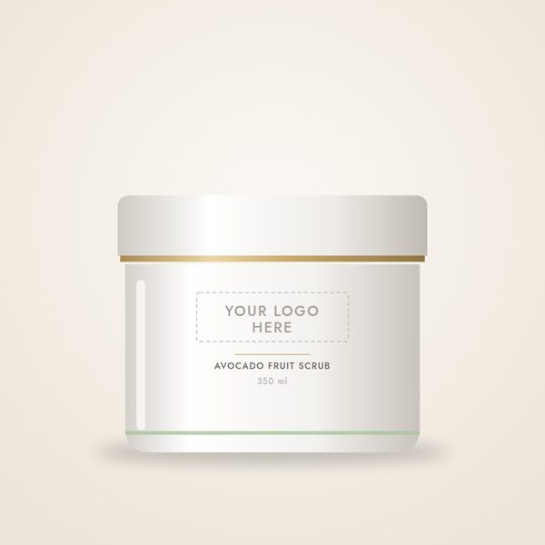 Avocado Fruit Scrub – private label